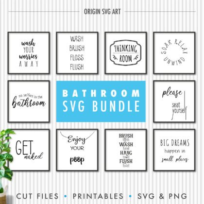 Bathroom 01 Bundle SVG