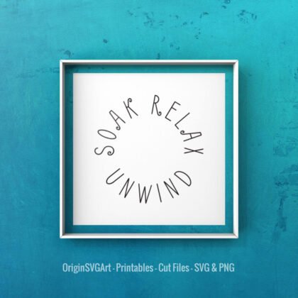 Soak, Relax, Unwind SVG
