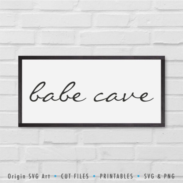 Babe Cave SVG - Image 2