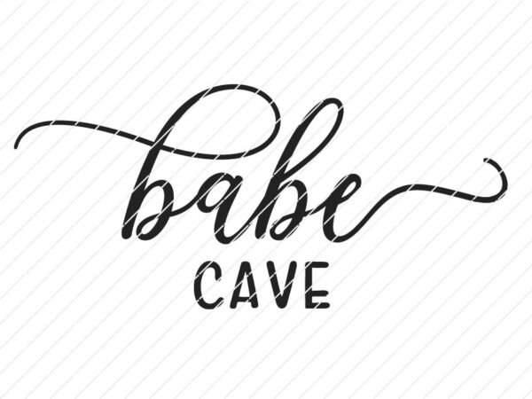 Babe Cave SVG - Image 3