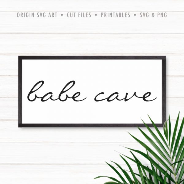 Babe Cave SVG