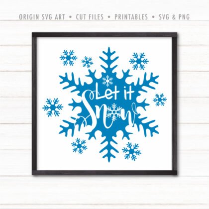 let it snow svg