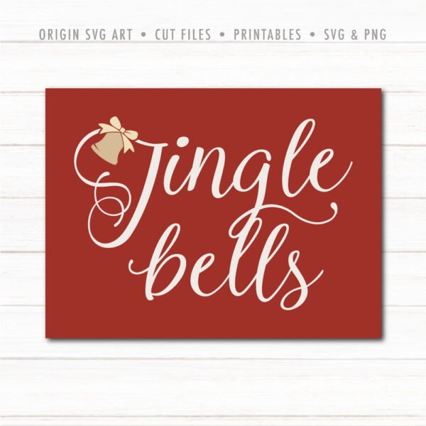 jingle bells wood sign