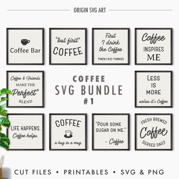 Coffee SVG Bundle