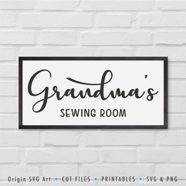 Grandma's Sewing Room SVG
