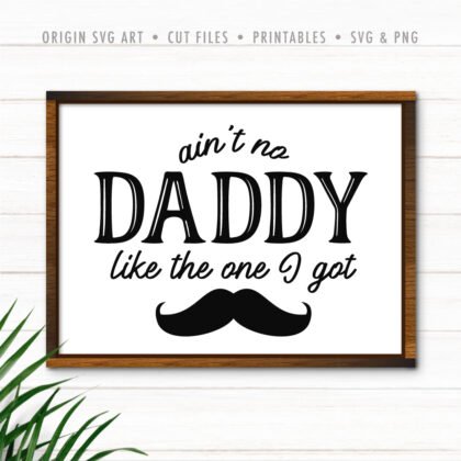 Aint No Daddy Like The One I Got, Father's Day SVG