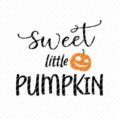 Sweet Little Pumpkin, Halloween SVG