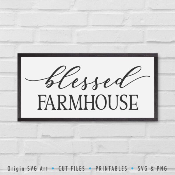 Blessed Farmhouse SVG - Image 2