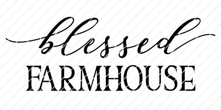 Blessed Farmhouse SVG – Origin SVG Art
