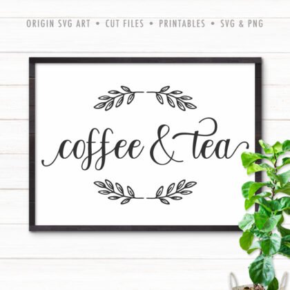 coffee and tea svg