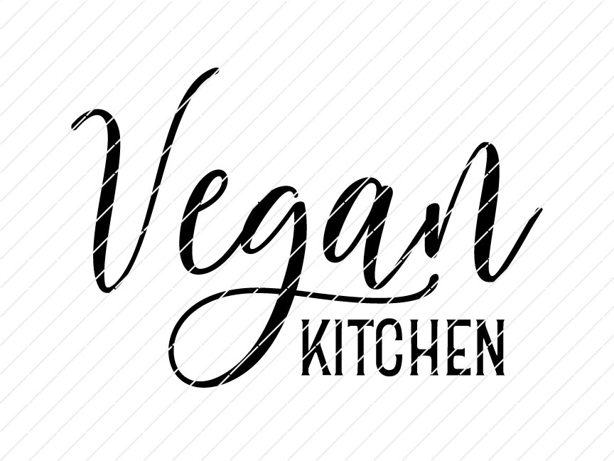 vegan kitchen svg