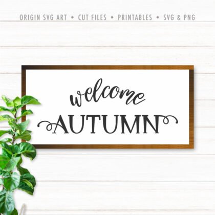 Welcome Autumn SVG