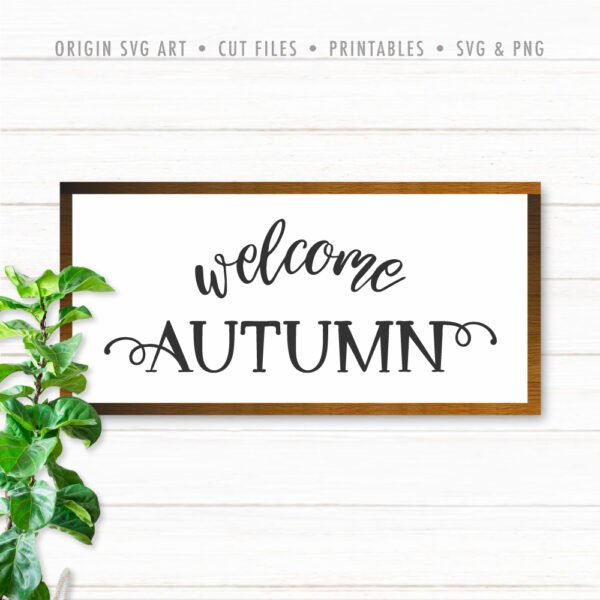 Welcome Autumn SVG