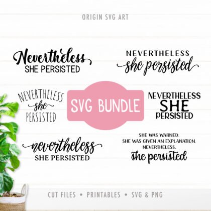 nevertheless she persisted svg