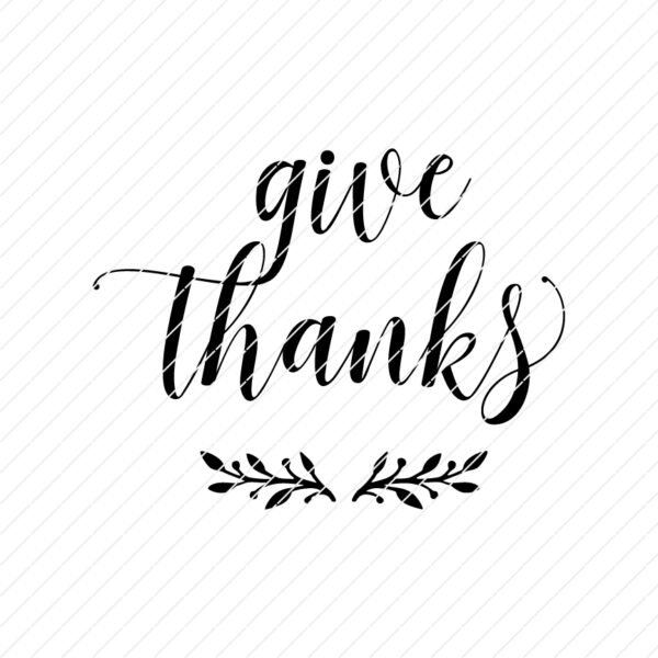 Give Thanks SVG