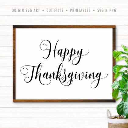 Happy Thanksgiving SVG