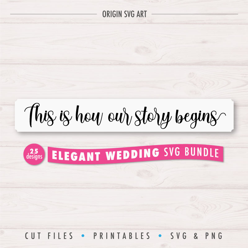 25 Designs WEDDING Signs Bundle, Elegant Wedding Cards SVG