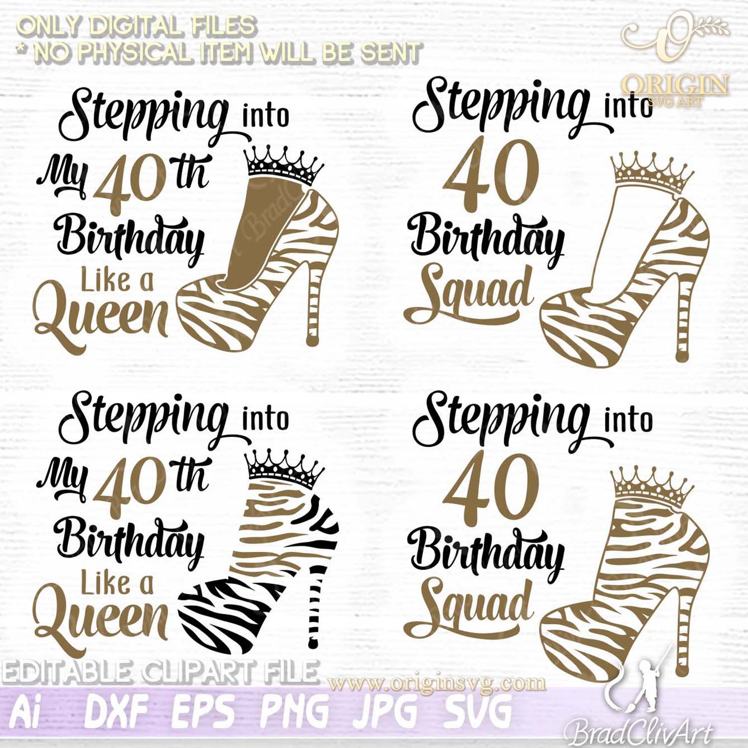 Download Stepping into my 40th birthday queen and squad cut files ...