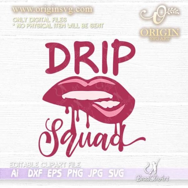 Birthday Drip Squad SVG and vector cut files bundle - Image 10