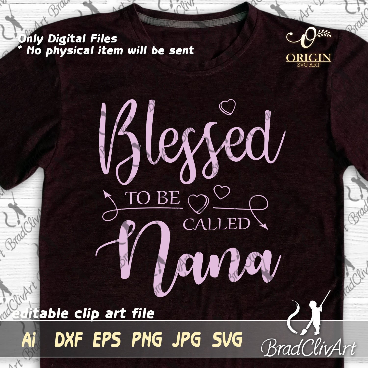 Download Blessed to be called Nana - Origin SVG Art