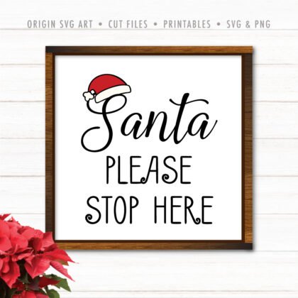 santa christmas svg