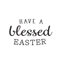 Free Blessed Easter Svg Printable