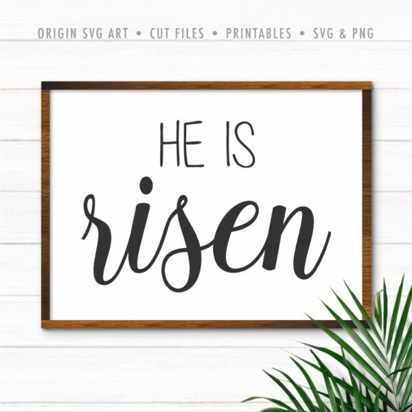 He Is Risen SVG