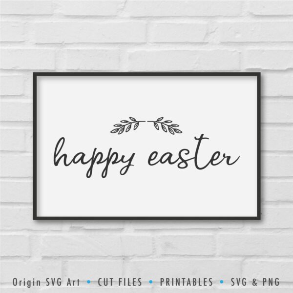 Happy Easter SVG - Image 4
