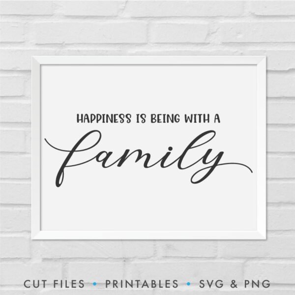 family happy svg