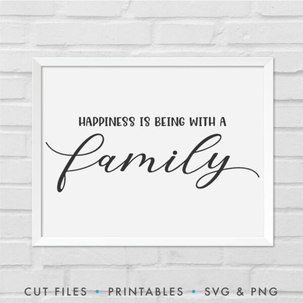 family happy svg