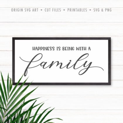 happy family svg