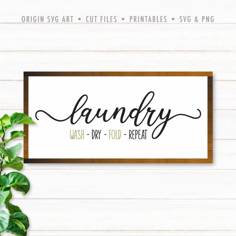 Wash Dry Fold Poster - Minimalistische Wasruimte Poster - Laundry Room Art Stijlvolle Muurdecoratie Voor De Waskamer