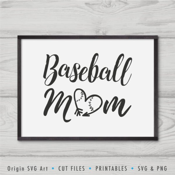 Baseball Mom SVG