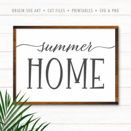 Summer Home SVG