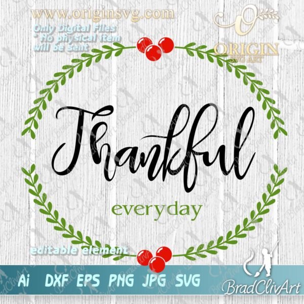 thankful cutfile