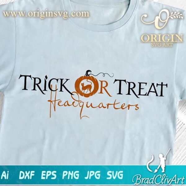 trick or treat headquarters svg