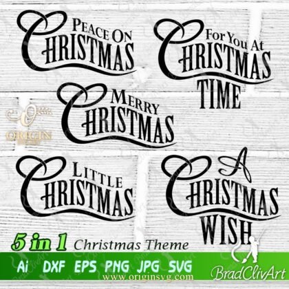 christmas wish svg