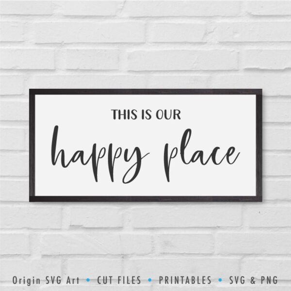 This is our happy place SVG - Image 3