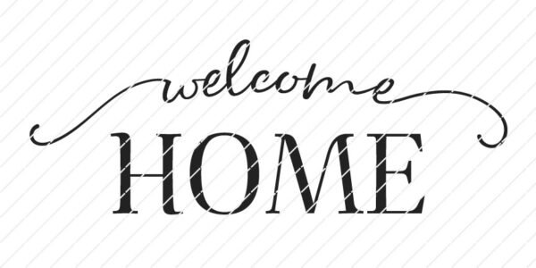 Welcome Home SVG for wall sign cricut and silhouette - Image 2