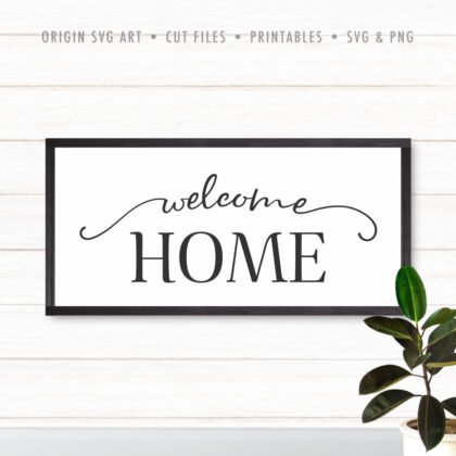 home svg wallsign