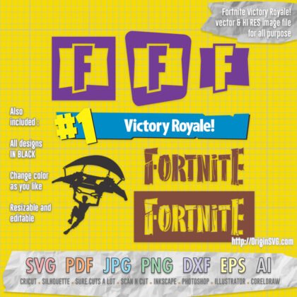 Fortnite #1 victory royale logo