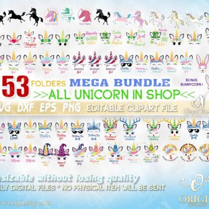 bundle unicorn svg