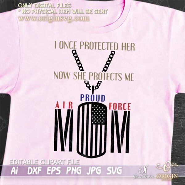 Bundle Proud Air Force female version SVG cutting file for Cricut and Silhouette - Image 4