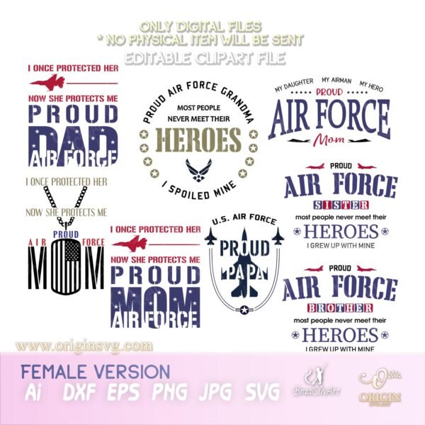 proud air force svg