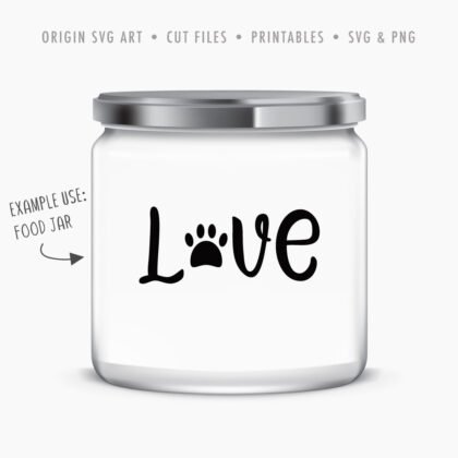dog-treat-jar-love svg