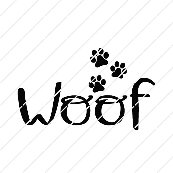Dog Treat Jar SVG Woof - Origin SVG Art
