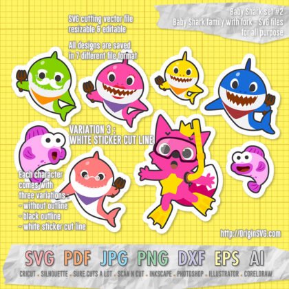 baby shark pinkfong set 2