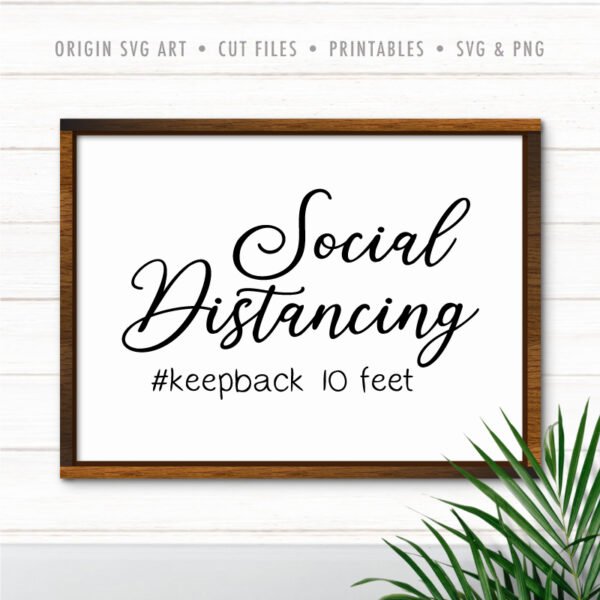 Social Distancing SVG