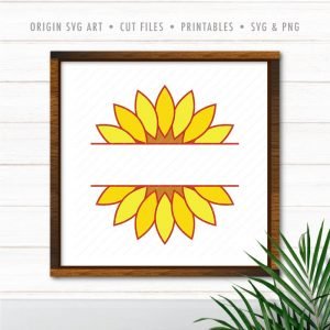Download Nametag sunflower monogram DXF and Cricut - Origin SVG Art Nametag sunflower monogram DXF and Cricut - Origin SVG Art