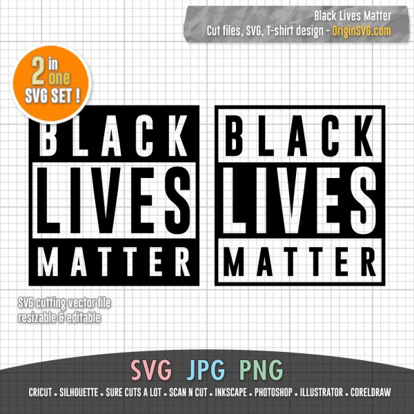 black lives matter SVG